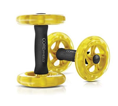 SKLZ Wheels, Strumento per Allenare Il Core Unisex Adulto, Giallo, Taglia unica