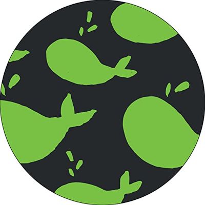 Bonateks, Round Digital Printed Mouse Pad, Non-Slip Base, for Office and Home, Diameter:22cm