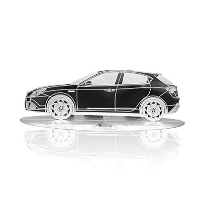 4R Quattroerre.it Modèle Sagoma incise Auto Alfa Romeo Giulietta en Acier Inoxydable