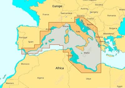 NAVICO LOGISTICS EUROPE BV South-West European COASTS M-EM-M976-MS/MAX-Local-Euro DCM-136, Other, Multicolor, One Size