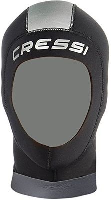 Cressi Women's Comfort Plus Neoprene Diving Hood - Black, X-Small/2-3 Years