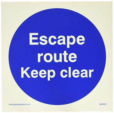 Escape Route Keep Clear