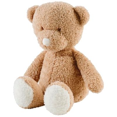 Nattou Peluche Ours, Compagnon de Route dès la Naissance, env. 30 cm, Polyester, Teddy, Brun Clair