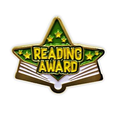 Reading Award Enamel Badge 10 Pack