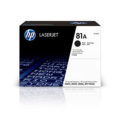 HP 81A svart original LaserJet tonerkassett (CF281A) 2 Standard Svart