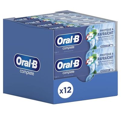 Oral-B Complete Plus Protect & Fresh Dentifrice 75 ml - Lot de 12