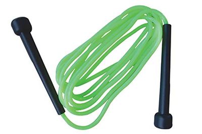 Schildkröt Fitness Corda per Saltare Speed ​​Rope, Verde/Nero, in Scatola Rotante in PVC, 960025 Unisex Adulto