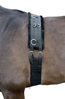 HKM Sports Equipment GmbH in tondino di Teddy della sella e briglie, Unisex, 9088, nero/nero, Pony