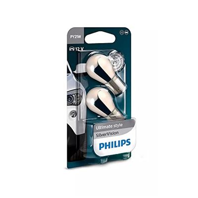 Philips Silvervision PY21W, Lampe De Signalisation, Blister De 2