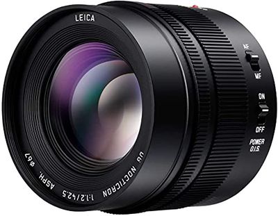 Panasonic Leica Obiettivo, 42.5 mm, Nero
