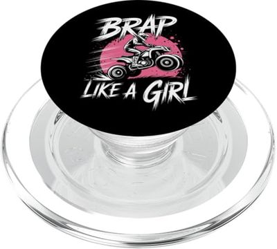 Brap Like A Girl Off-Road Moto Mujer Divertido Regalo PopSockets PopGrip para MagSafe
