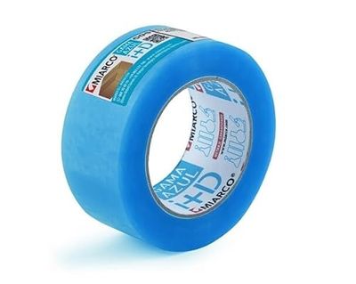 WatioWave Cinta adhesiva de polipropileno transparente 48mm x 66m, ideal para embalar, sellar y reparaciones en oficina o hogar.