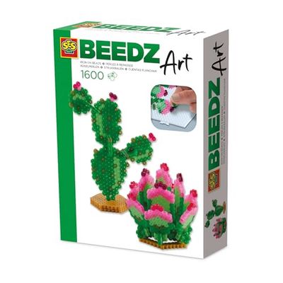 SES Creative 06027 Beedz Mini House Plants - Create 3D House Plants with Ironing Beads - Crafting and Bead Placement