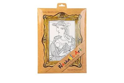 Funny Mat Lavabile Art Pablo Picasso Donna Seduta