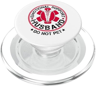 Apoyo Emocional Marido No Acaricie Hombres Divertidos Diciendo Humor PopSockets PopGrip para MagSafe