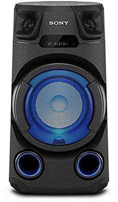 Sony MHC-V13 - Krachtige, compacte Bluetooth®-partyspeaker met meerkleurige verlichting, MEGA BASS en 150W vermogen - Zwart