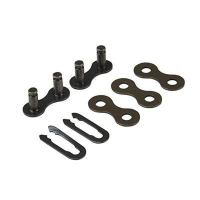 Fischer Kettenverschlussglieder 1/2 x 1/8 2X elos de fecho de corrente, unissexo para adulto, preto, 12,7 x 3,2 mm