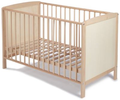 Schardt 030070001 - schardt/kinderbed Leo / 60x120 cm/met multiplex vulling/naturel gelakt (hemel en beddengoed niet inbegrepen)