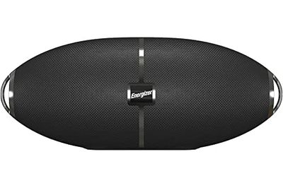 Energizer BTS-205 Altavoz Bluetooth portátil con Banco de energía, micrófono para Llamadas con Manos Libres, Modo FM, Compatible con Smartphone/Tablet y Dispositivos MP3, Negro