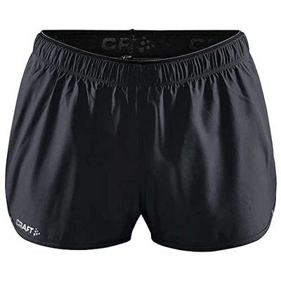 Craft ADV Ess - Pantaloncini da Corsa da Donna, Elasticizzati, 2", Donna, Pantaloni da Corsa, 1908781-999000-8, Nero, XXL
