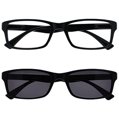 Uv Reader Nero Lettori Coordinata Con Lettore Sole Valore Pacco Doppio Uomo Donna Uvsr2092Bk +1,00 - 70 Gr