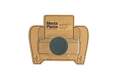 MastaPlasta Self-Adhesive Premium Leather Repair Patch - Grey Circle 5cm x 5cm (2in x 2in). Your Instant Leather Repair Kit for Sofas, Car Seats, Handbags, Jackets & DIY