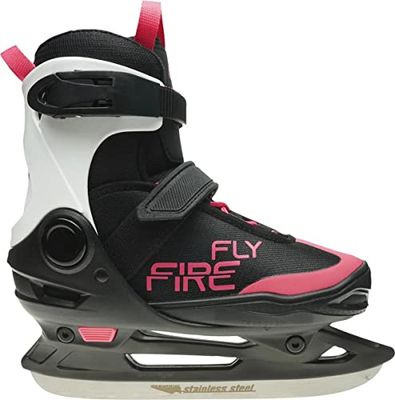 Firefly Alpha Soft III Ice Skridsko, Ungdom Unisex, Black/White/Pink, 33
