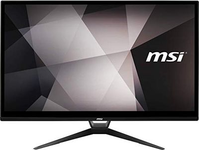 MSI Pro 22XT 10M-444EU allt-i-ett-stationär dator, pekskärm, 21,5 tum IPS-panel, Intel Core i3-10105 CPU, 8 GB RAM, 256 GB SSD, tangentbord och mus, Windows 11 Pro - svart