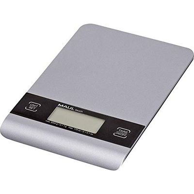 MAUL 1635095 Bilancia elettronica Touch, portata: 5.000 G, Argento
