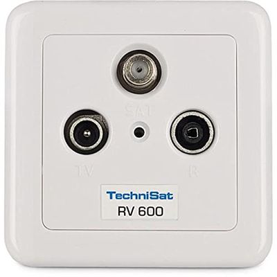 TechniSat TECHNIPRO RV 600-13 Doorgangsdoos opbouw 13 dB wit