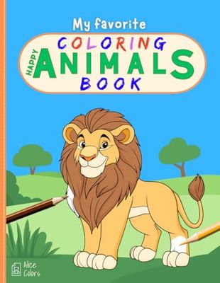 My favorite Happy Animals Coloring Book