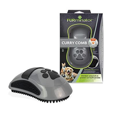 Furminator Borstel voor Honden en Katten, voor Schone en Glanzende Vacht, 6 X 12 X 5 cm, Grijs/Groen