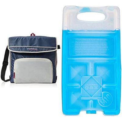 Campingaz Fold'n Cool 20 L Borsa Termica, Frigo Portatile, Capacità 20 L & Freez'Pack M 10 Ghiaccino, 330 g