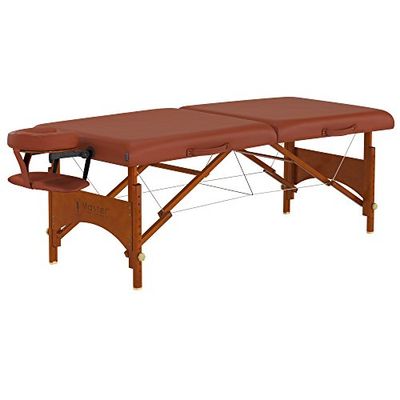 Master Massage Fairlane Table de Massage Mobile Pliable Ultra légère en Bois Massif 64 cm