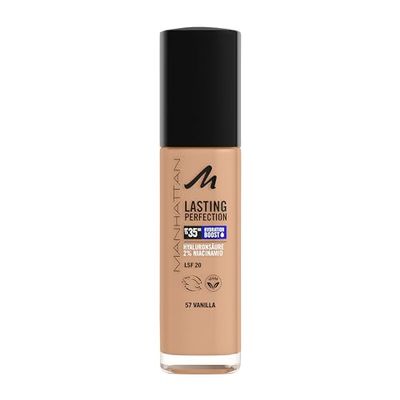 Manhattan Lasting Perfection 35 HR Trucco Liquido ultra duraturo Fb. 57, Vanilla