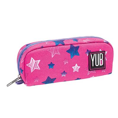 New YUB Hayride - School Pencil Case Children, Boys - School & Leisure, Pink, Casual Files