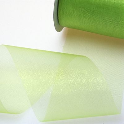 Kristalorganza lichtgroen - 70 mm breed - rol 25 meter - 40070 60-R 70