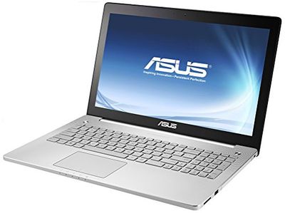 Asus N551JK - Cn124h 39.6 cm (15.6 Inch Full HD) Notebook (Intel Core I7 4710HQ, 2.5 gHz, 8 GB RAM, 256 GB SSD, Nvidia GeForce GTX 850M (4GB), Bluray, 8 Win, Display Glare) (German Keyboards) Silver