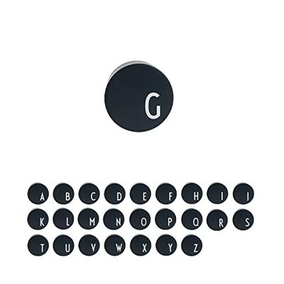 Design Letters MyCharger (A-Z), Persoonlijke oplader (EU, Type A) | Snel opladen. Veilig en intelligent opladen | Zwart | Compatibel met iPhone Letter