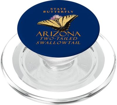 Mariposa del Territorio de Arizona La cola de golondrina de dos colas PopSockets PopGrip para MagSafe