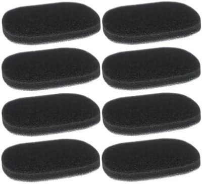 cyclingcolors 8x filtro fuente para gatos agua negro esponjas bebedero motor fonte, 30x55x12mm