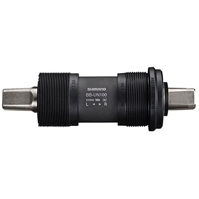 SHIMANO Altus BBUN100C23X Axe de pédalier, Noir, 73X122.5