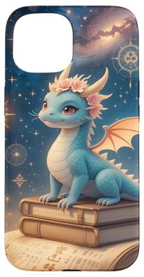Dragon Librarian Bookish Book Reading Lover Dragon Readers Case for iPhone 15