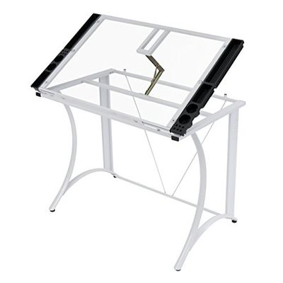 Studio Designs Monterey Craft Station, Metal, Color Blanco