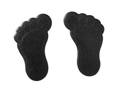 Ridder 69500-0 Mini Tapis de Douche/Baignoire Motifs Antidérapants Caoutchouc Synthétique Noir XXS