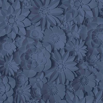 Fine Decor UK Dimensions Floral Blue (Pack of 6)