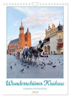 Wunderschönes Krakau (Wandkalender 2024 DIN A4 hoch), CALVENDO Monatskalender: Das besondere Flair einer einzigartigen polnischen Stadt