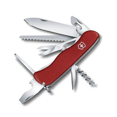 Victorinox, Outrider, Coltello Svizzero, Originale, Multiuso, Campeggio, 14 Funzioni, Lama, grande, Apriscatole, Bloccabile