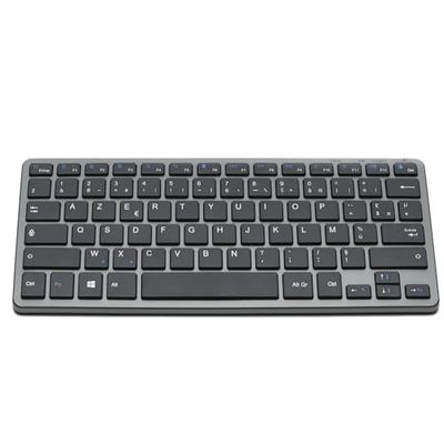 Bluestork – Teclado inalámbrico Bluetooth, Mini Teclado francés Azerty, Teclado Ligero silencioso, Teclado Bluetooth 90h de autonomía, Recargable USB C, 14 accesos directos Multimedia, Color Blanco –