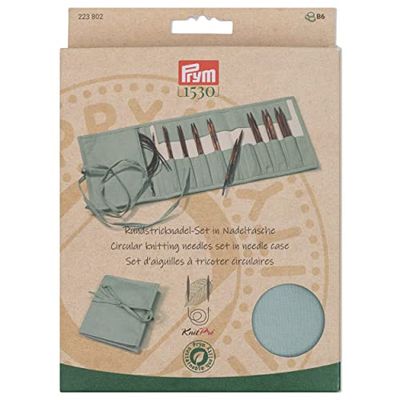 Prym 223802 Circular Knitting Needle Set Natural Petrol 3.5-8